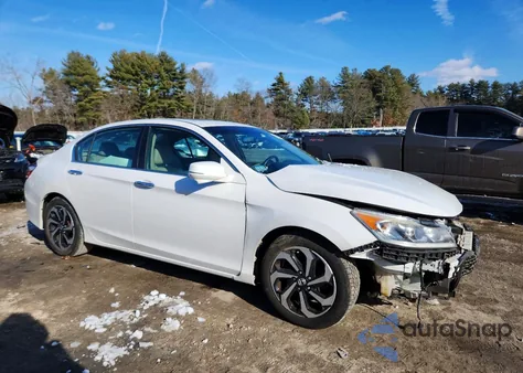 2016 Honda Accord Exl z USA, uszkodzony, nr VIN 1HGCR2F89GA232985